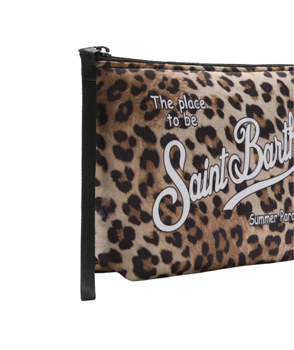 MC2 Saint Barth Pochette Animalier in Scuba Aline ALIN001 Marrone