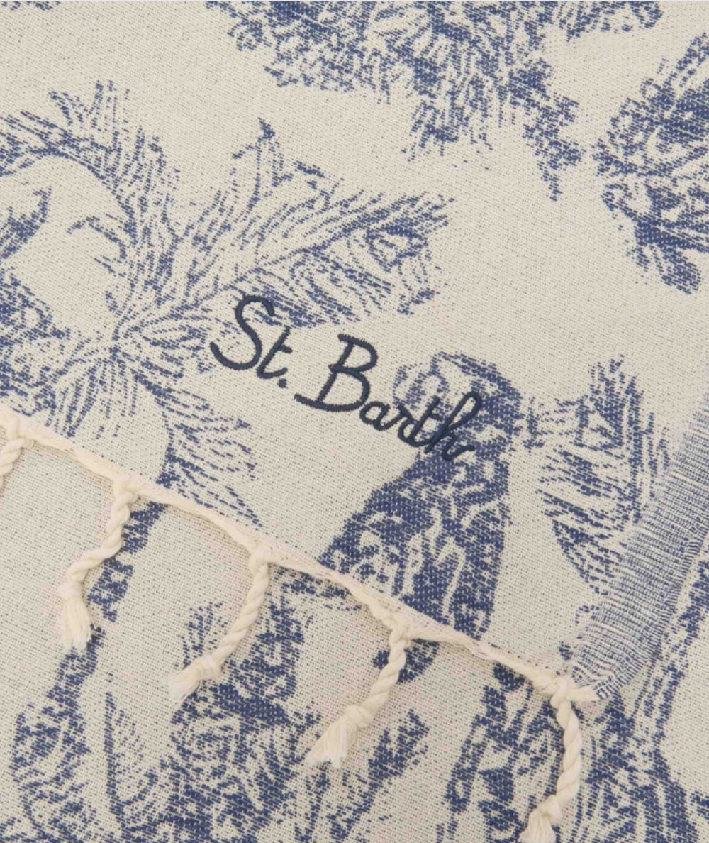 MC2 Saint Barth Telo Mare Fantasia in Cotone Fountas Jn FOUT009 Blu