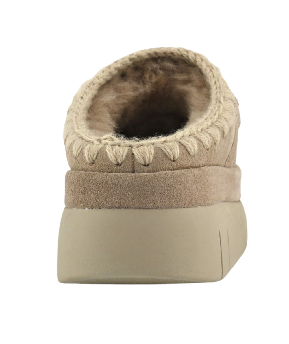 MOU Sabot Bounce Welt Clog Suede MU.FW751001A Beige