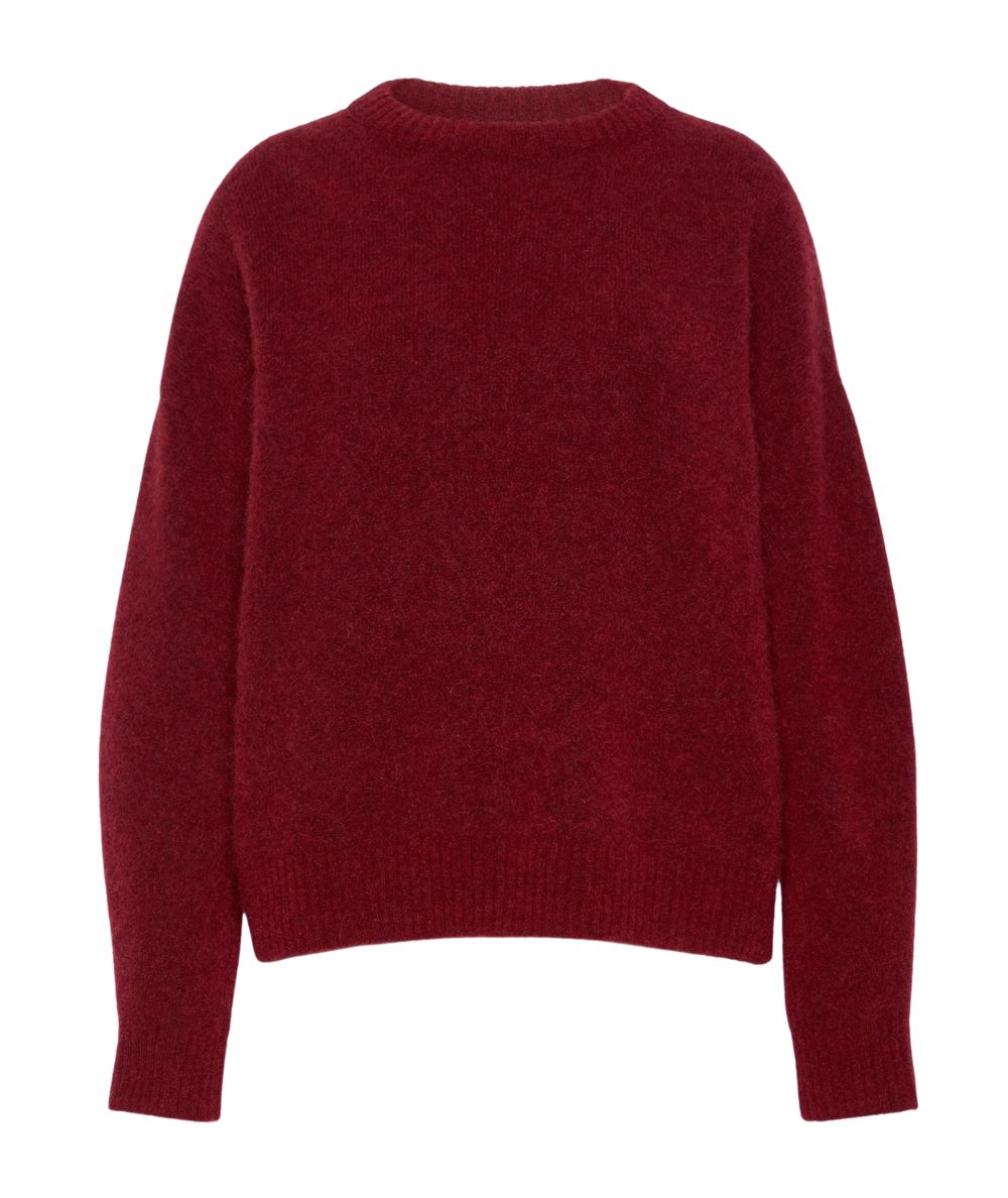 Max Mara Weekend Maglione in Misto Alpaca TUONO Bordeaux