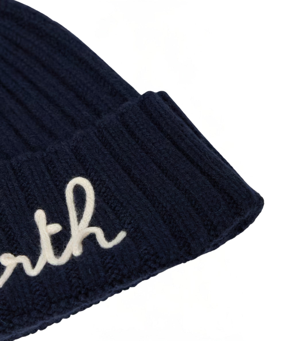 Mc2 Saint Barth Berretto con Ricamo WENGEN Blu