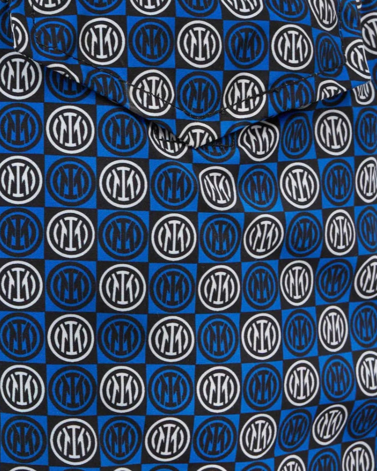 Mc2 Saint Barth Boxer da Mare con Coulisse Jean Lighting Inter Blu/Nero