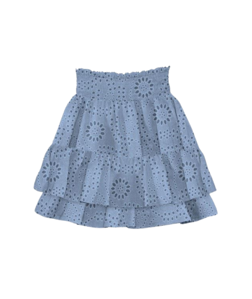 Mc2 Saint Barth Gonna In Sangallo Con Balze Cotton Sunflower Embry 36 Eivissa