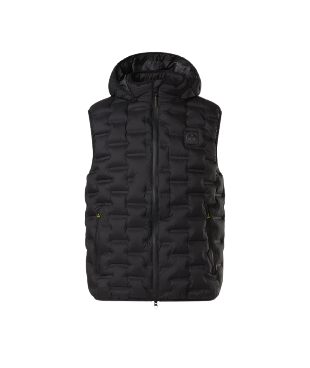 North Sails Gilet Trapuntatura a Laser 603369_000 Nero