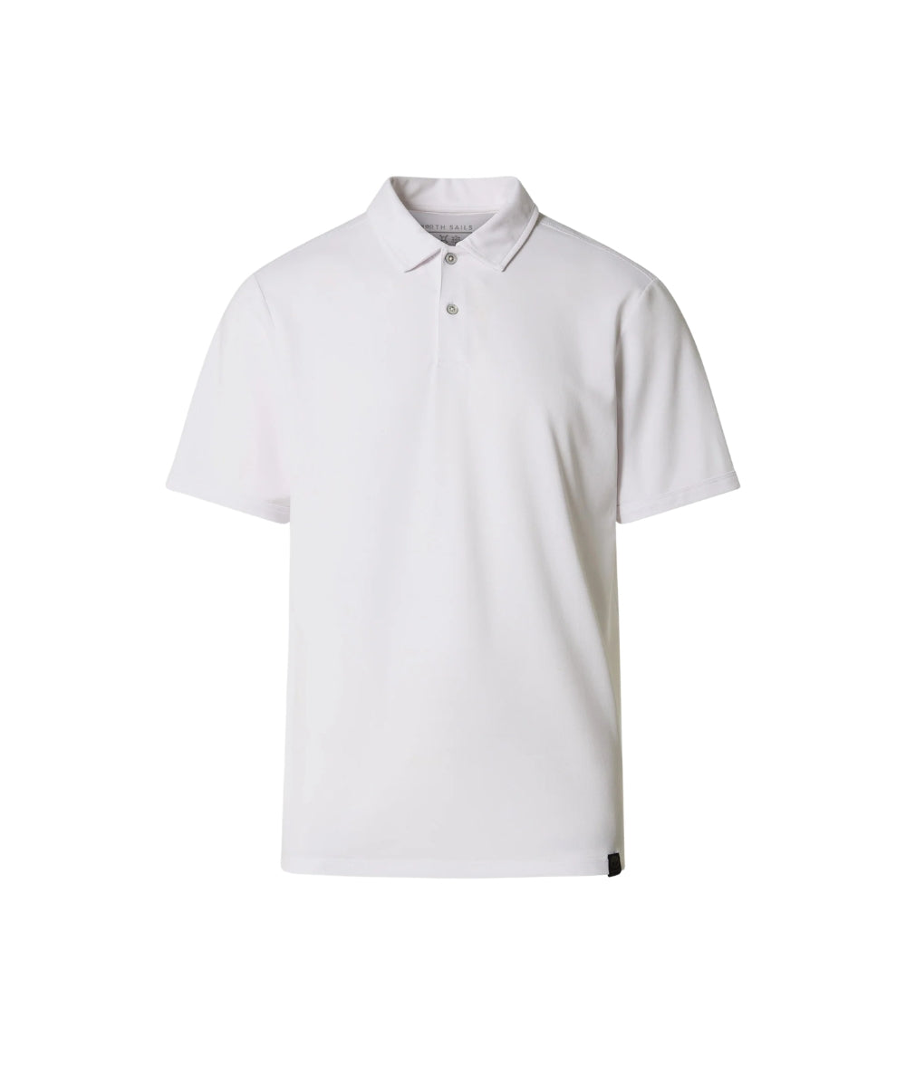 North Sails Polo con Maniche Corte in Piquet 692714_000 Bianco