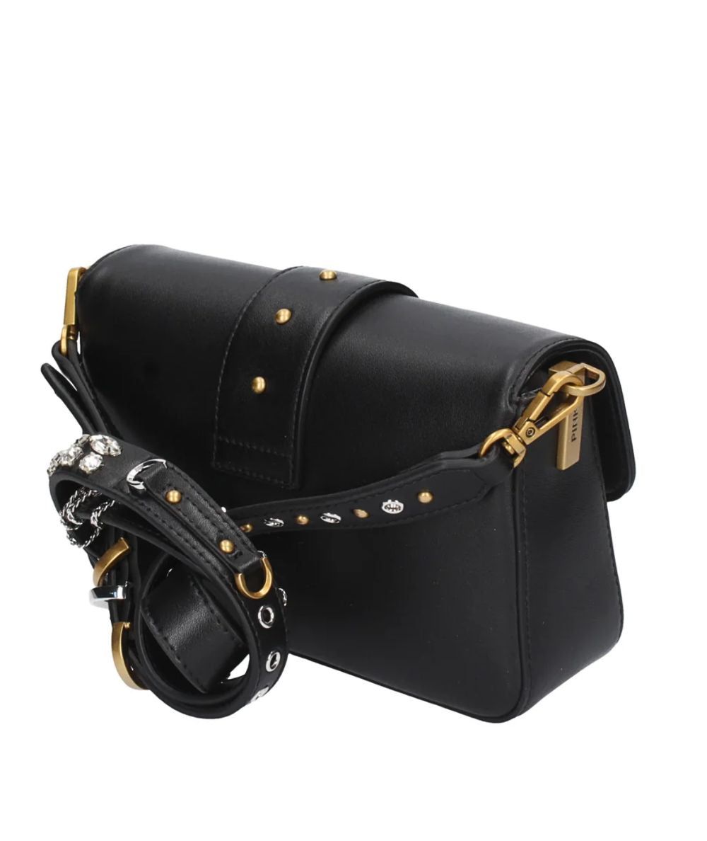 PINKO Borsa Love One Mini Slouchy 105824-A0QO Nero