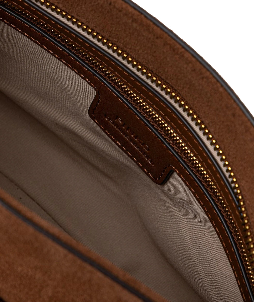 Pinko Borsa a Spalla Belt Bag Classic Suede 106176 A0F6 Marrone