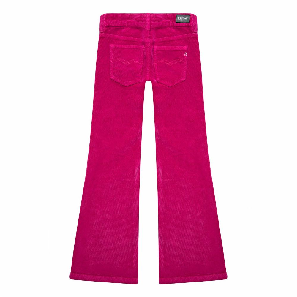 REPLAY & SONS Pantaloni Avry in Corduroy SG93AD.000.7248B Rosa Ciclamino