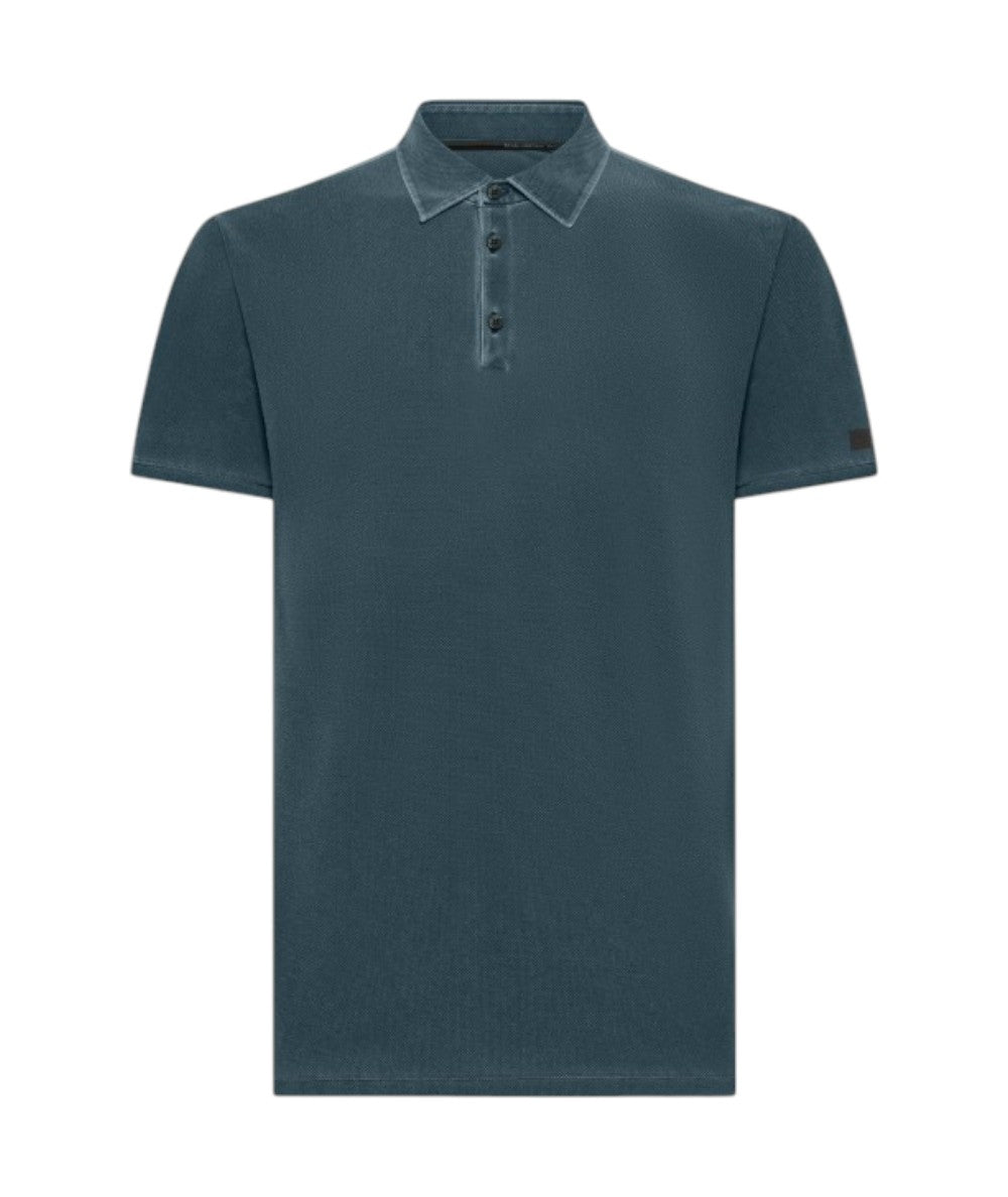RRD Polo Techno Wash Piquet 25219 Blu Scuro