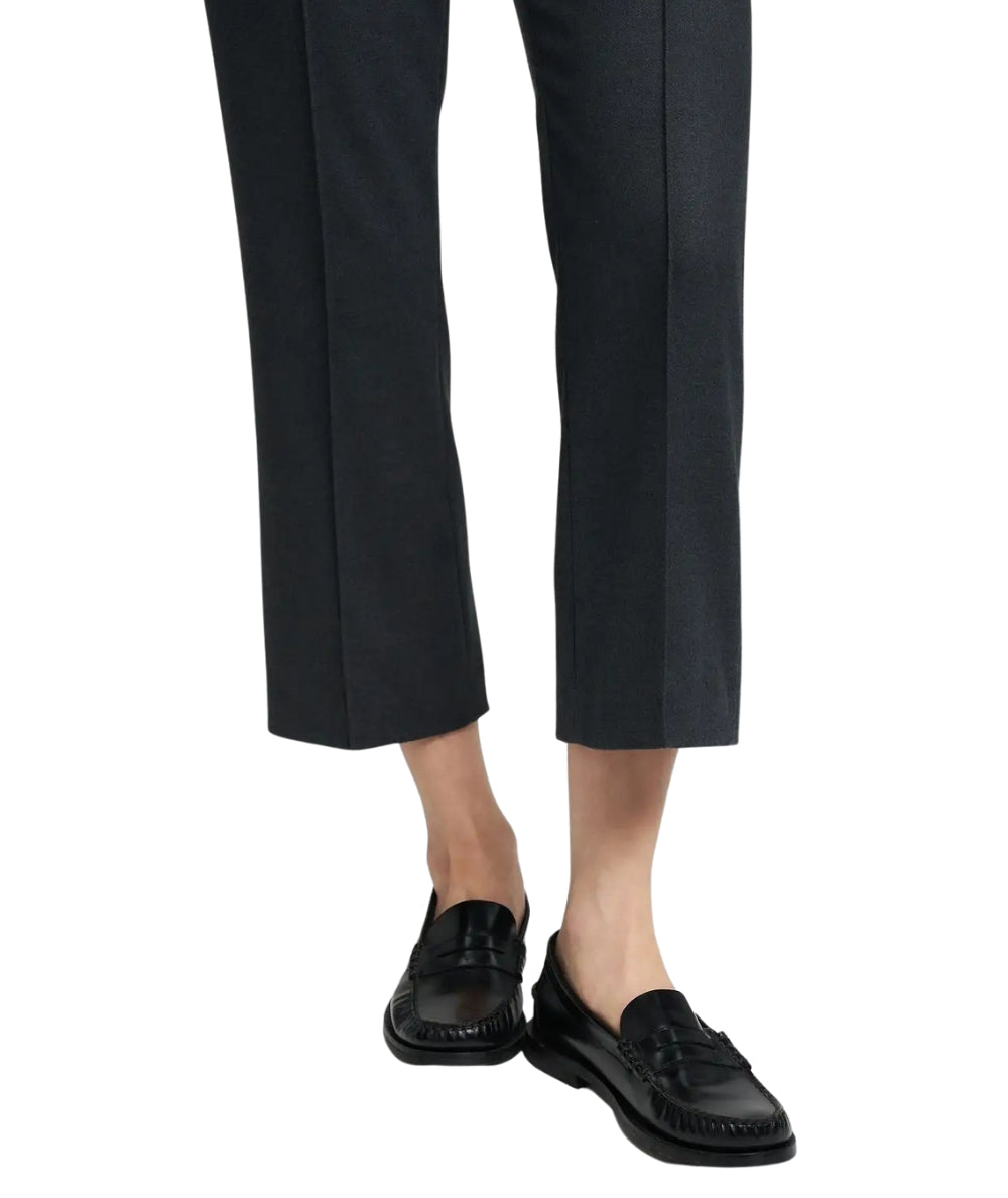 Replay Pantaloni Cropped Slim Fit W8170.000.52842 Grigio Scuro Melange