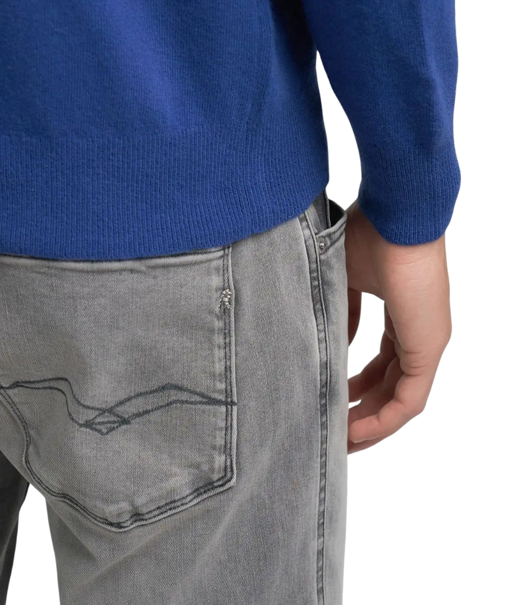 Replay Pullover Girocollo UK4852.000.G22726S Blu Elettrico