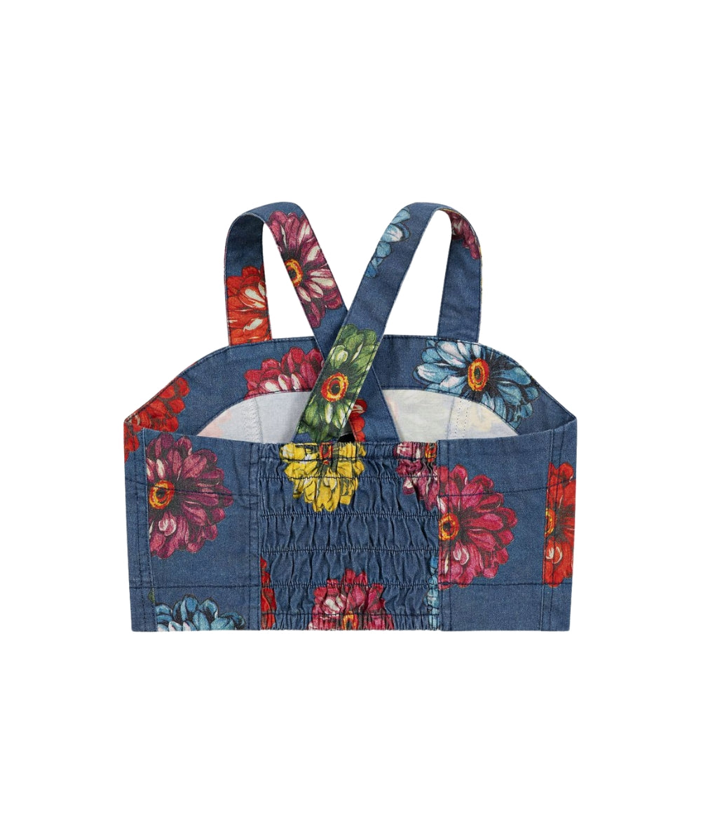 Replay & Sons Top Cropped in Fantasia Floreale SG1720.050.75123 Multicolore
