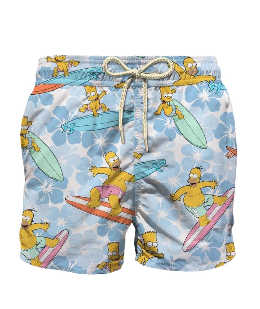 MC2 Saint Barth Boxer da Mare con Coulisse Jean Azzurro