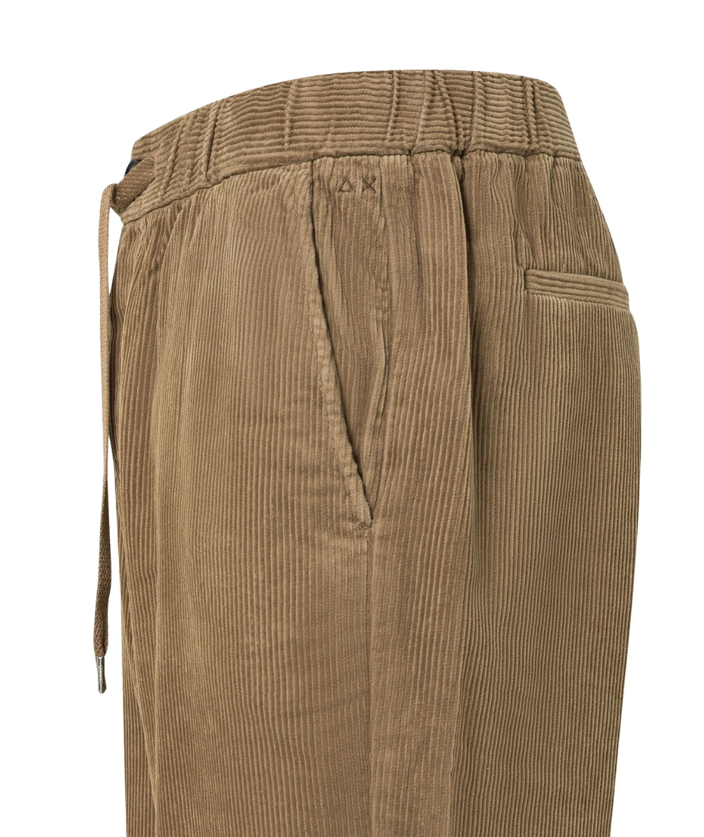 Sun68 Pantalone in Corduroy P45106 Beige