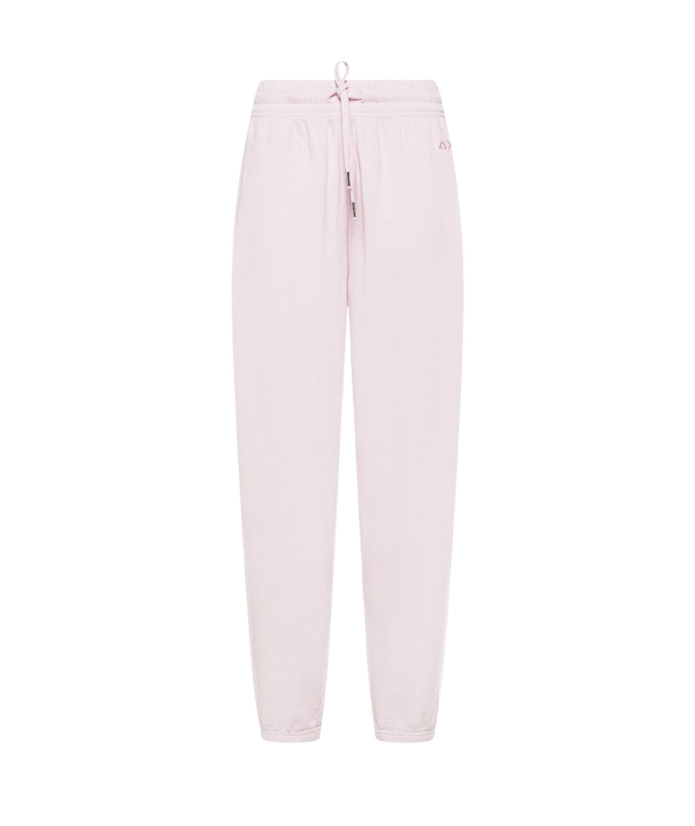 Sun68 Pantaloni Jogging in Cotone F36203 Rosa