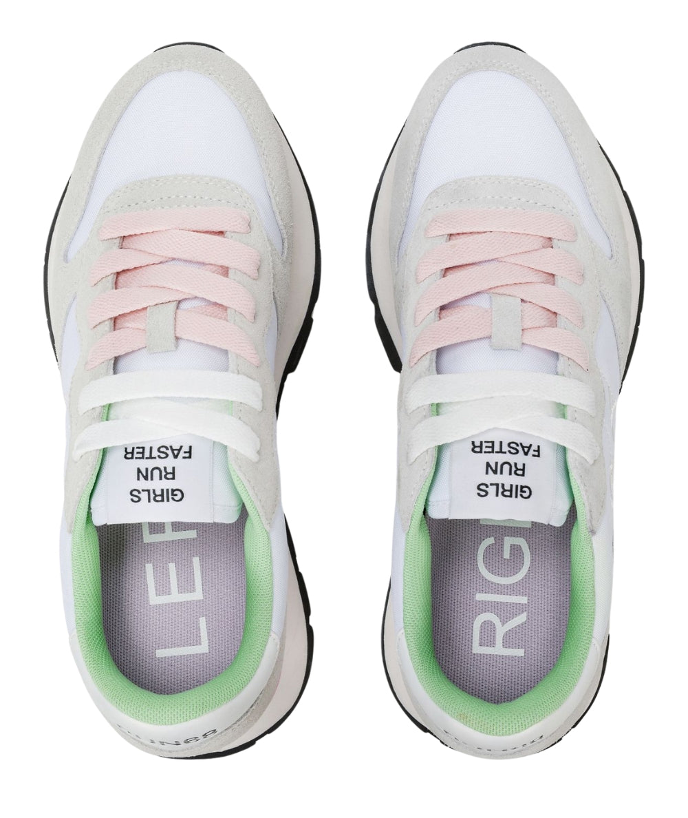 Sun68 Sneakers Ally Solid Modello Running Z36201 Bianco