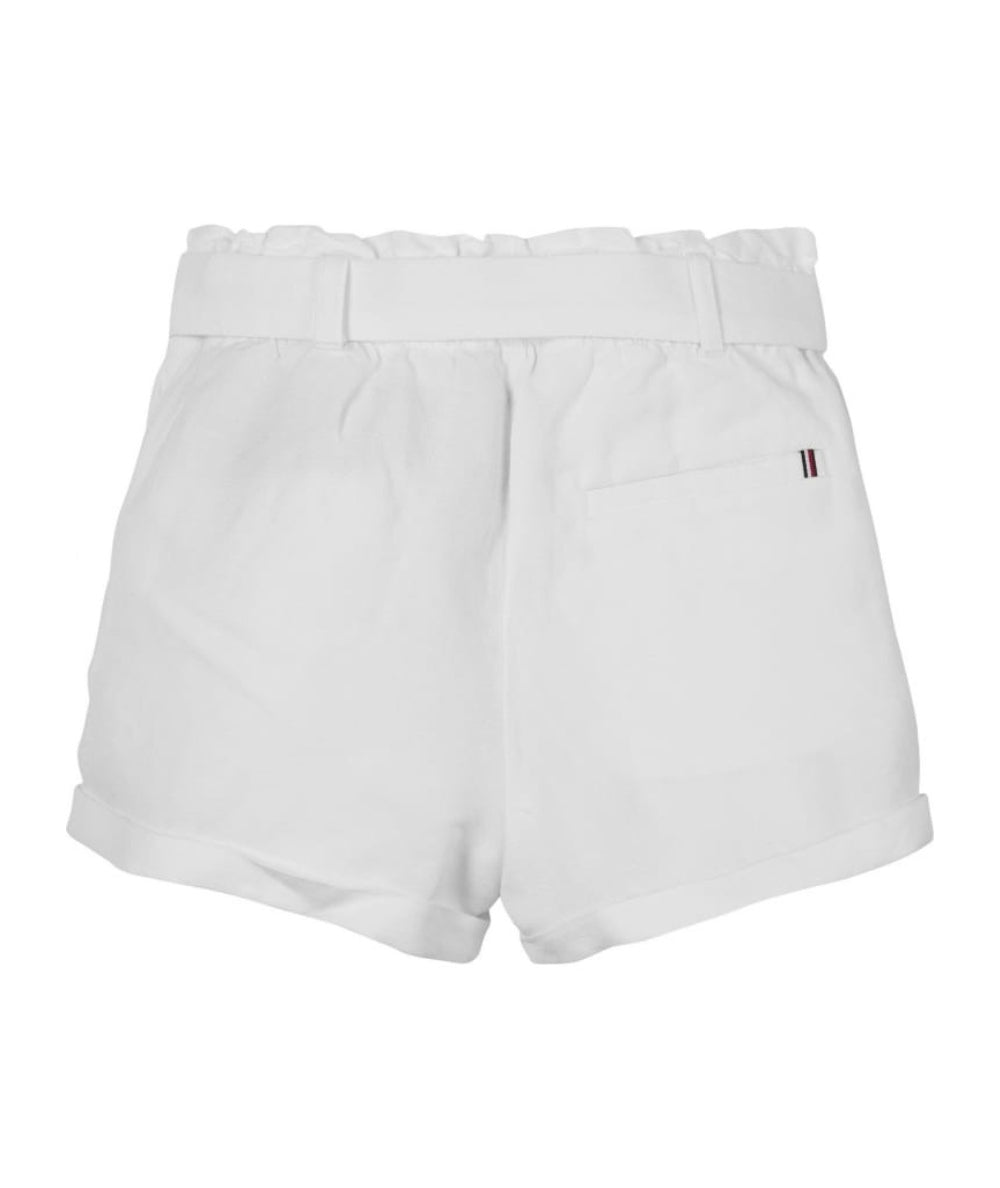 Tommy Hilfiger Bermuda In Misto Lino KG0KG08450 Bianco