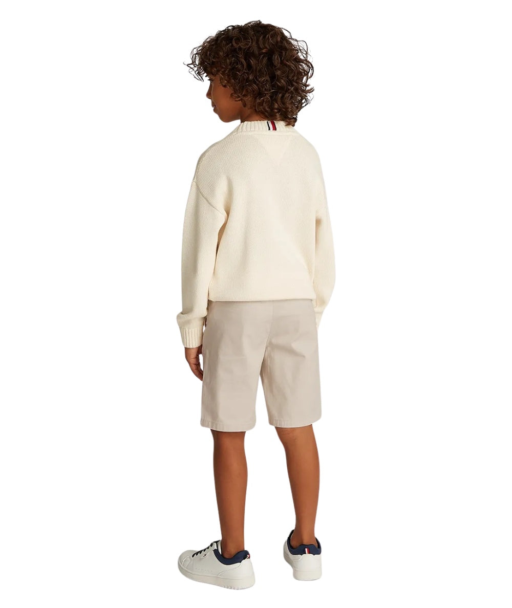 Tommy Hilfiger Bermuda con Cintura KB0KB09474 Beige