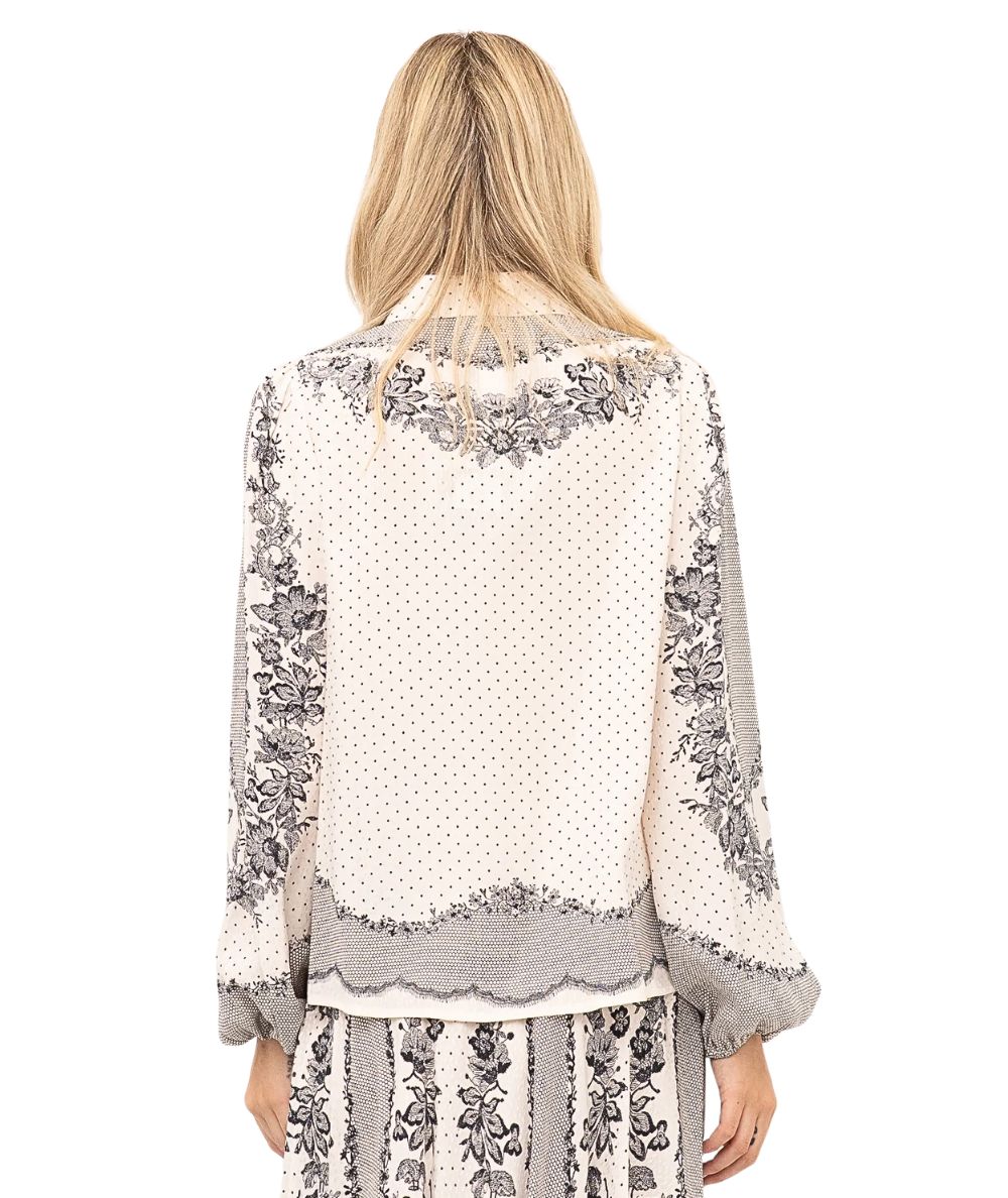 Twinset Camicia in Viscosa con Stampa 262TP267D