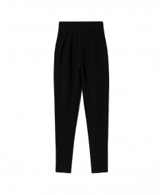 TWINSET KNITTED TROUSERS 212TP3241 BLACK