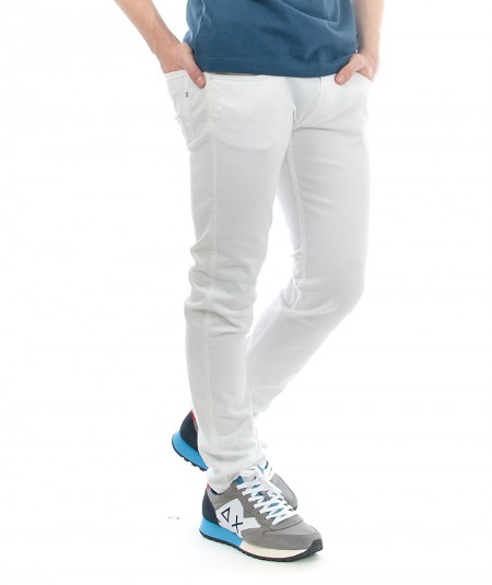 REPLAY JEANS SLIM FIT ANBASS M914Y.000.8005311 WHITE