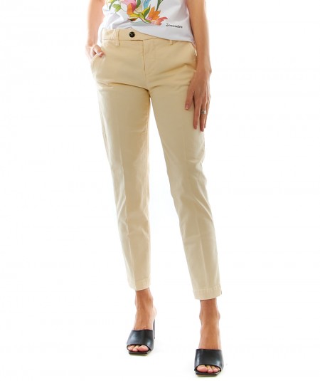 ROY ROGER'S CHINO FLOW TROUSERS P22RND057P0290112 YELLOW