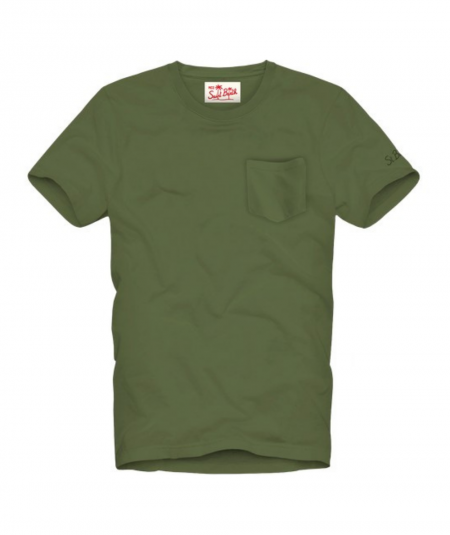 MC2 T-SHIRT WITH POCKET DOVER ARMY GREEN