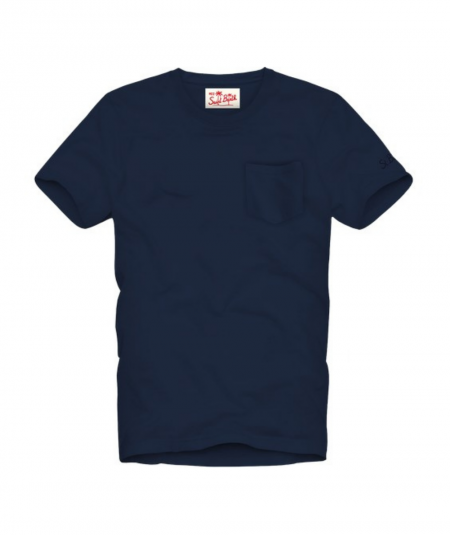 MC2 T-SHIRT WITH POCKET DOVER NAVY BLUE