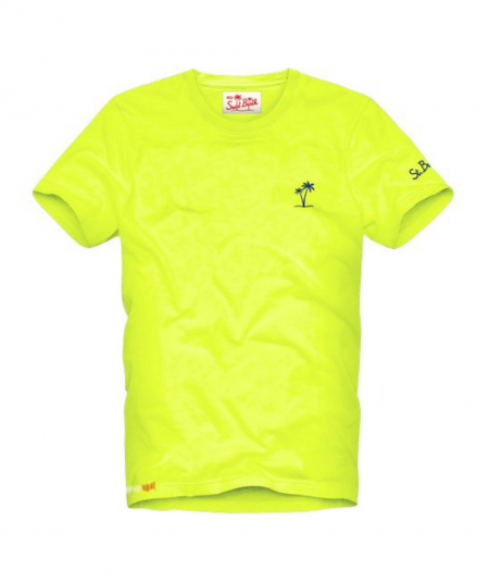 MC2 T-SHIRT EMBROIDERED DOVER SHOCKING YELLOW