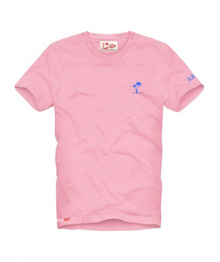 MC2 T-SHIRT EMBROIDERED DOVER PINK