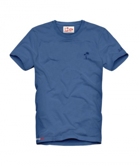 MC2 T-SHIRT EMBROIDERED DOVER BLUE