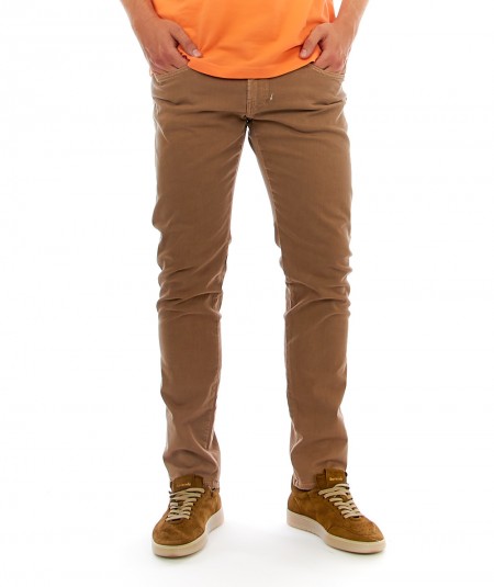 REPLAY JEANS SLIM FIT ANBASS M914Y.000.8121397 LIGHT BROWN