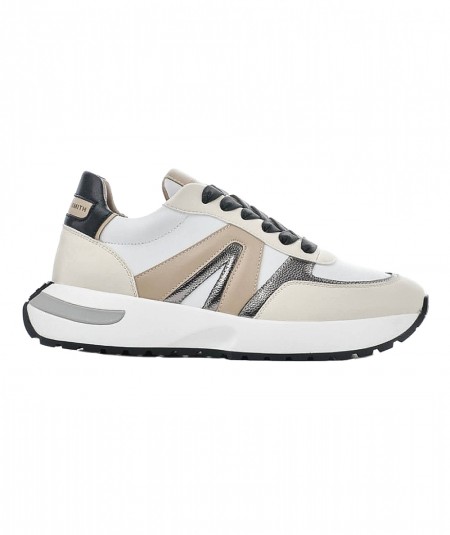 ALEXANDER SMITH SNEAKERS HYDE S1D BIANCO CAMMELLO