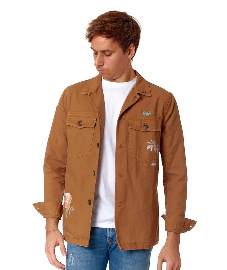 BOB FIELD JACKET HAND-PAINTED TERRY280 BISCUIT
