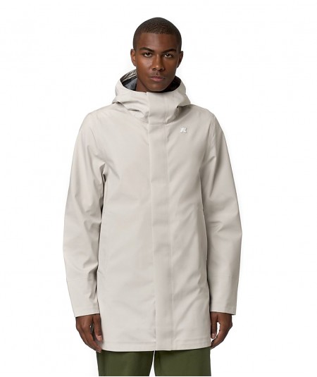 K-WAY PARKA IN THREE-LAYER TECHNICAL FABRIC TOMMY K5126SW BEIGE