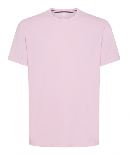 SUN68 COTTON T-SHIRT COLD DYED T34127 PINK