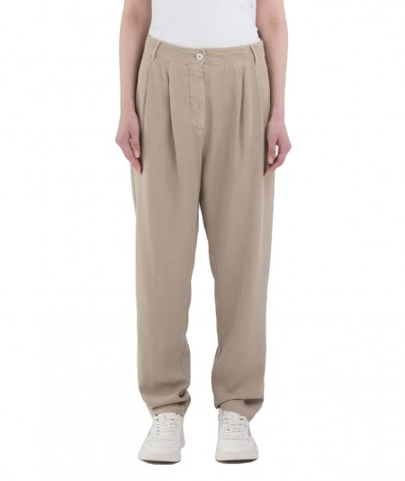 REPLAY CARROT FIT TROUSERS W8065A.000.84946 BEIGE