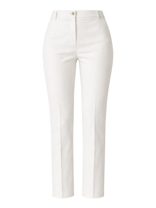 Pinko Pantalone in Lino Stretch Bello Bianco