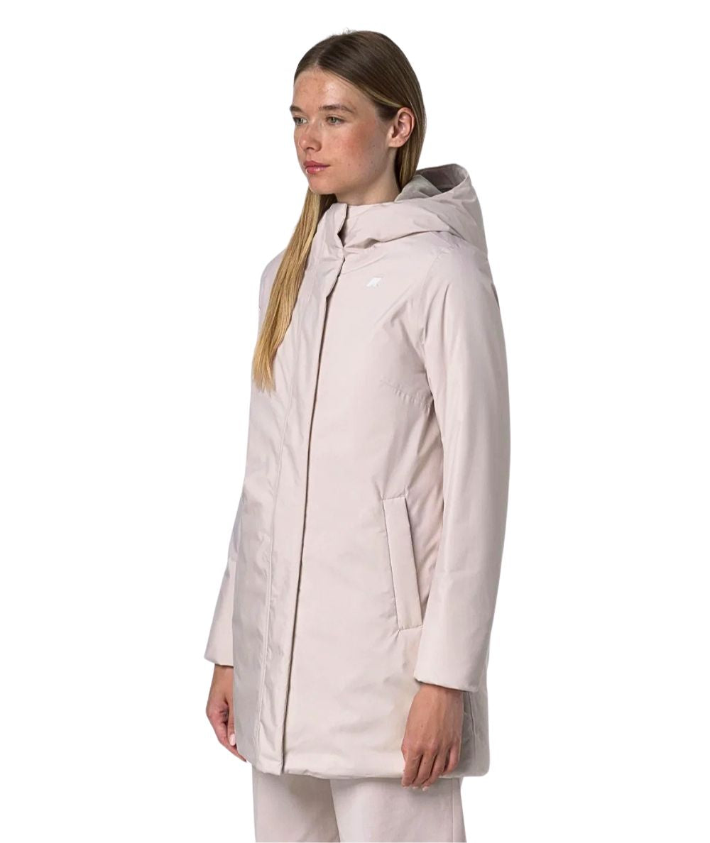 K-Way Giacca Sophie Soft Touch Marmotta K71326W Rosa Grigio