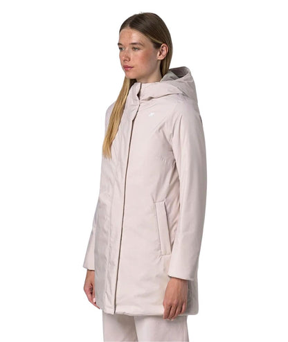 K-Way Giacca Sophie Soft Touch Marmotta K71326W Rosa Grigio