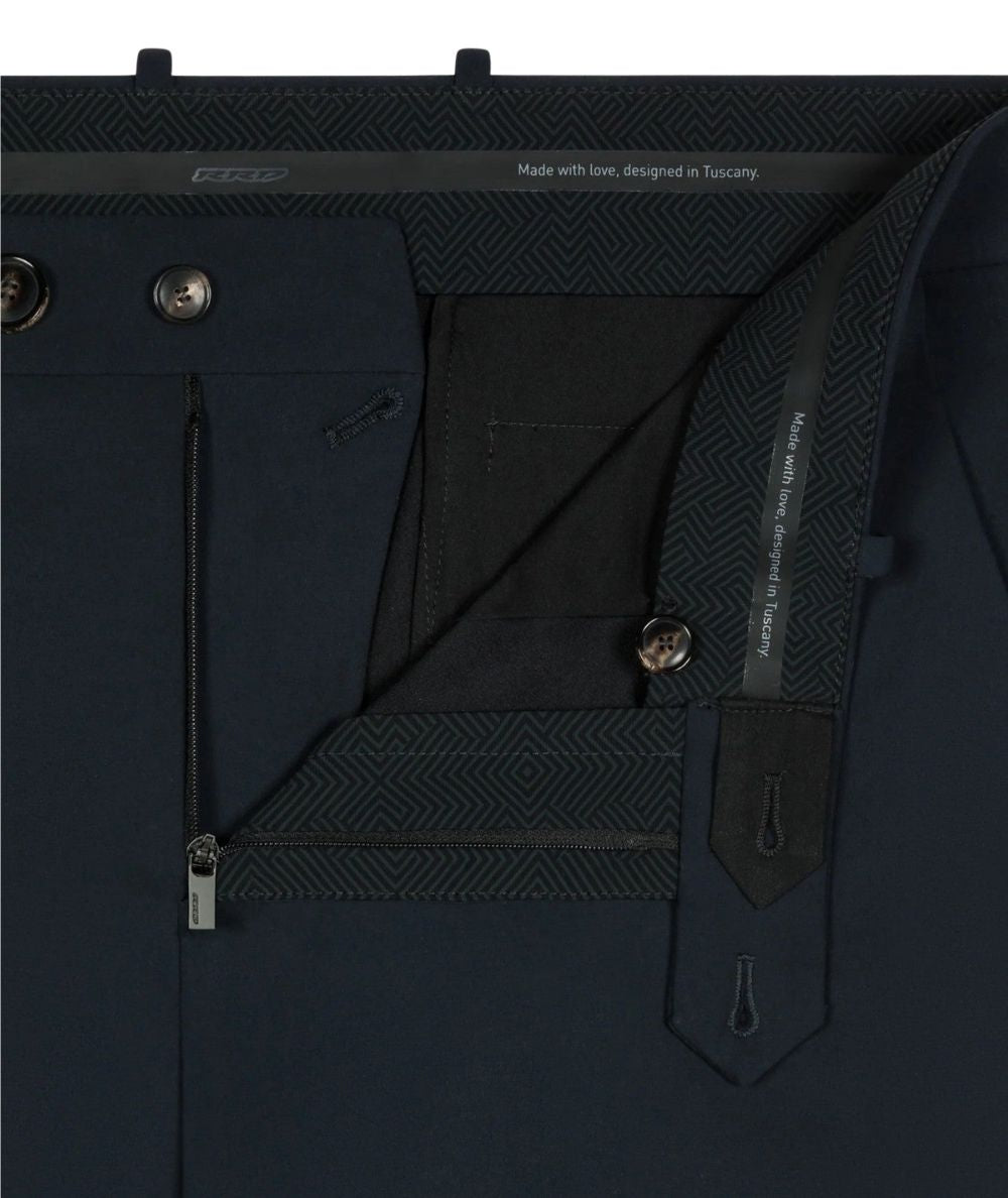 RRD PANTALONE WINTER SOFT TOUCH CHINO W24216 BLU SCURO