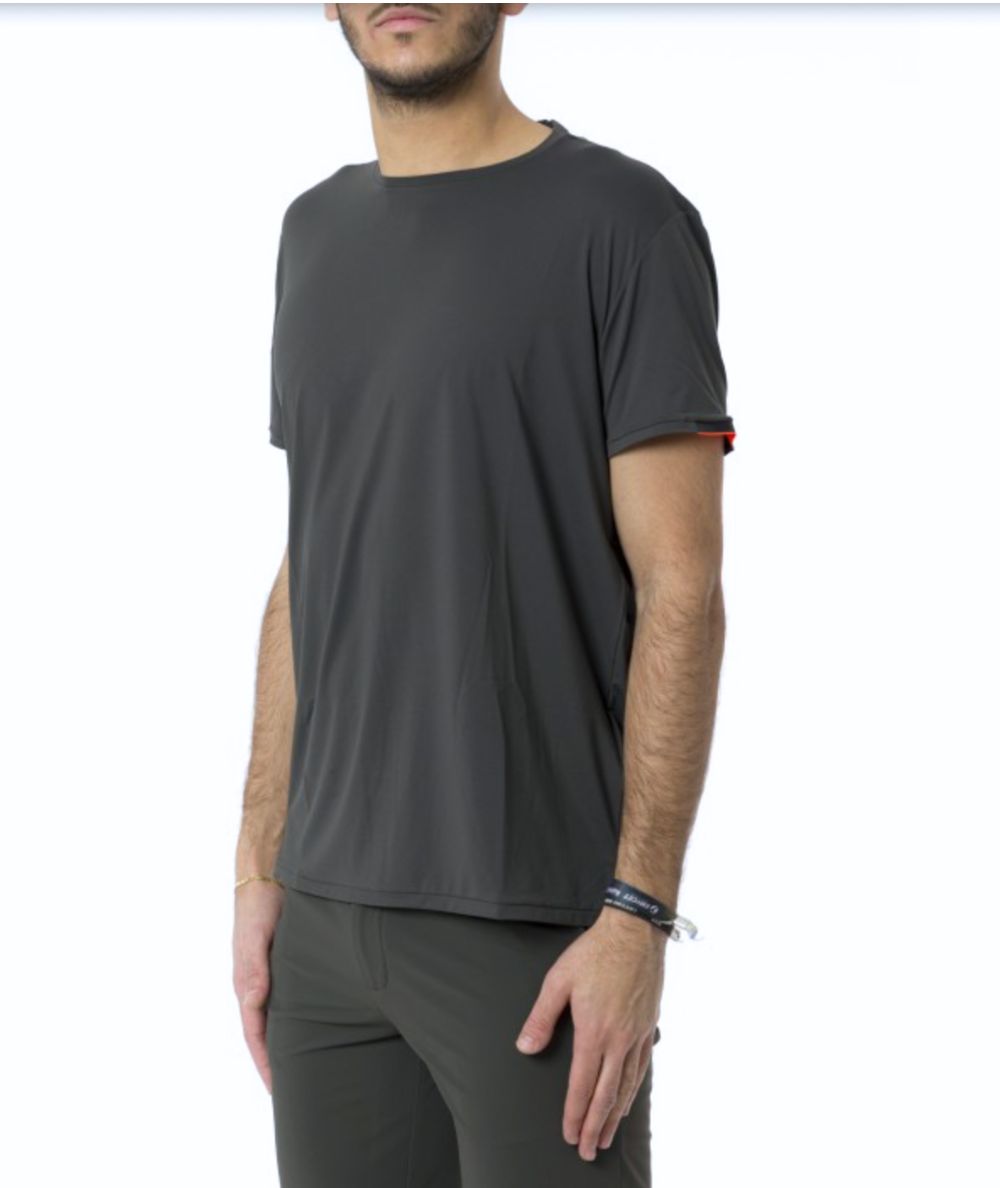 RRD T-shirt Oxford Logo Manica Corta 25216 20 Grigio Antracite