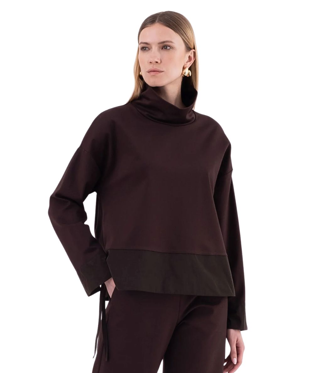 Vicario Cinque Casacca in Punto Milano TIMONE9029 Marrone