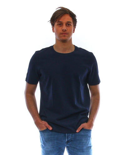 ALTEA T-SHIRT BLU IN COTONE 215255