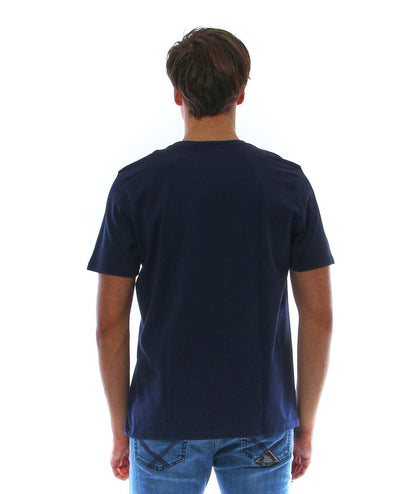 ALTEA T-SHIRT BLU IN COTONE 215255