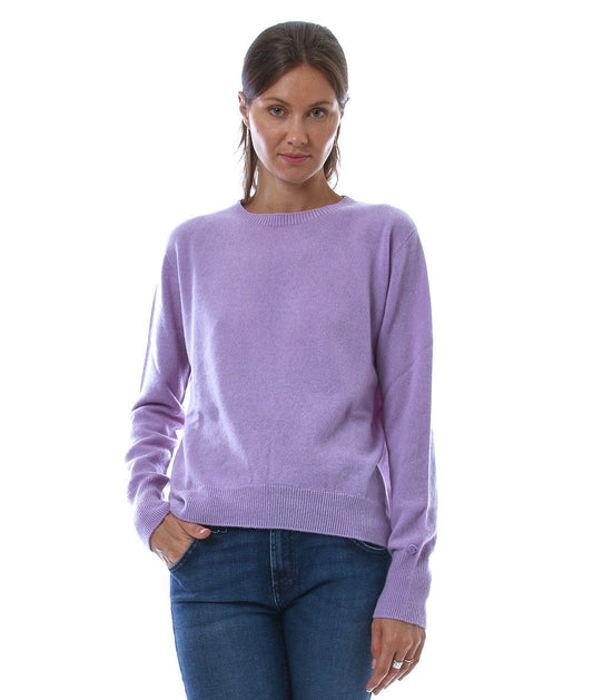 MONDRIAN VENEZIA MAGLIA IN CASHMERE V84723 GLICINE