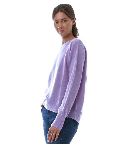 MONDRIAN VENEZIA MAGLIA IN CASHMERE V84723 GLICINE