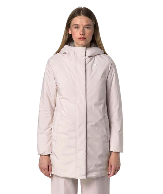 K-Way Sophie Soft Touch Marmotta Jacke K71326W Rosa Grau