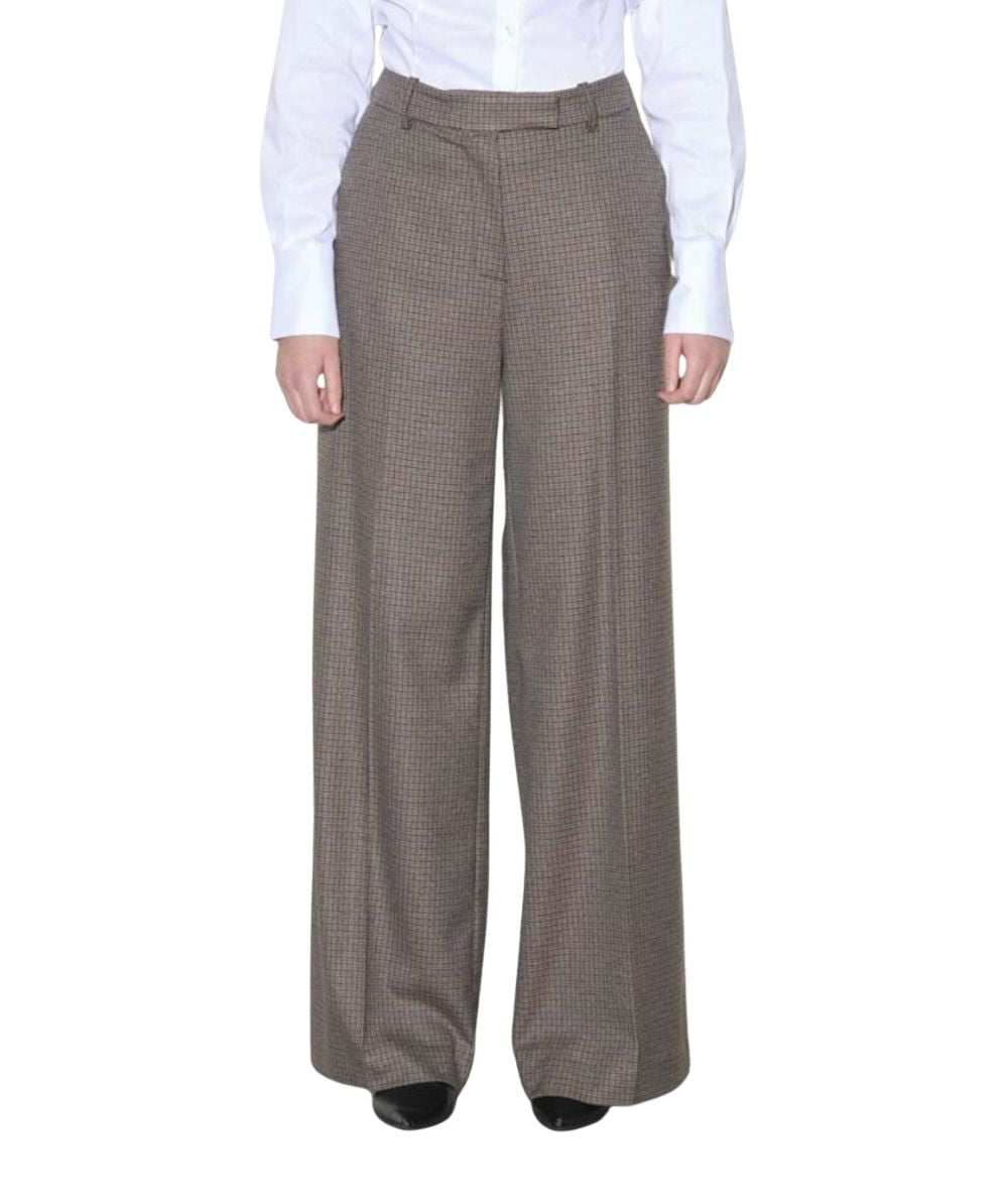 Kaos Fashion Pantalone Pied de Poule RI1CO052 Tortora