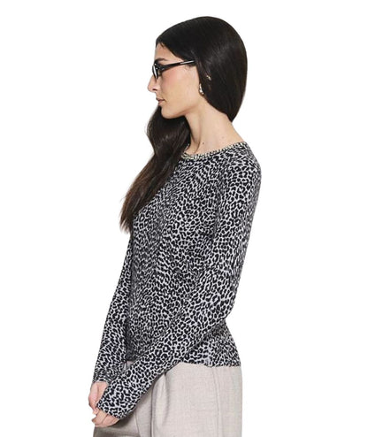 Kaos Jeans Maglione Maculato RIJKT024 Grigio